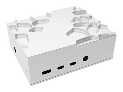 Akasa - Boks - sandblåst anodisert aluminium - sølv