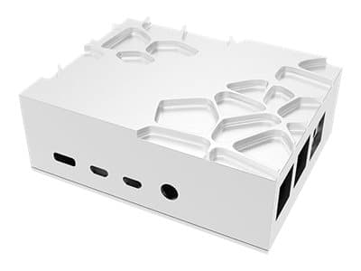 Akasa - Boks - sandblåst anodisert aluminium - sølv Hvit