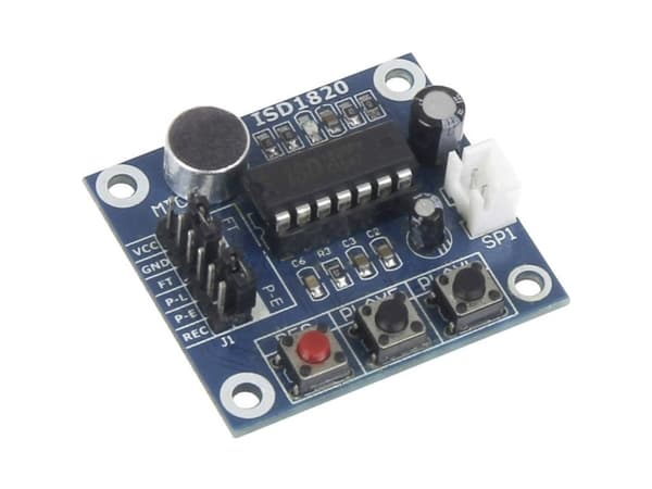 Joy-iT SBC-SOUNDMODULE, Lydmodul, Sort, Rød, Sølv, Hvit, 37 mm, 43 mm, 11 mm, 24 g