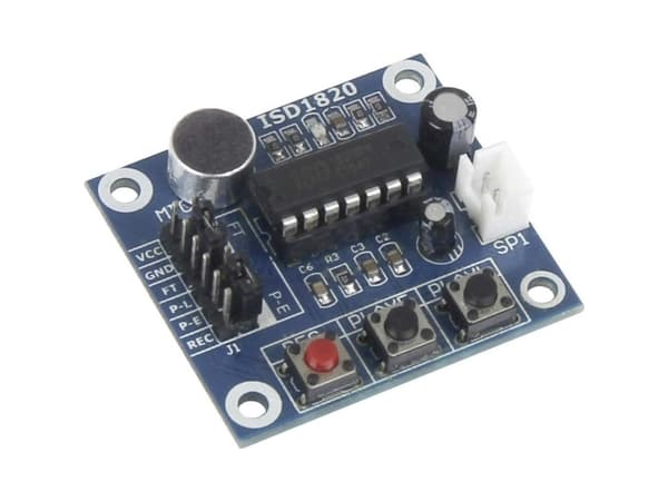 Joy-iT SBC-SOUNDMODULE, Lydmodul, Sort, Rød, Sølv, Hvit, 37 mm, 43 mm, 11 mm, 24 g