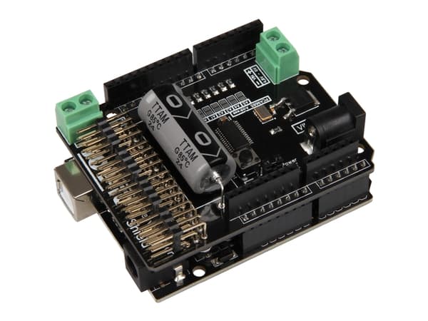 Joy-iT ARD-MOTO3, Motormodul, Arduino, Arduino, Sort, Gull, Grønn, Sølv, Hvit, 69 mm, 24 mm