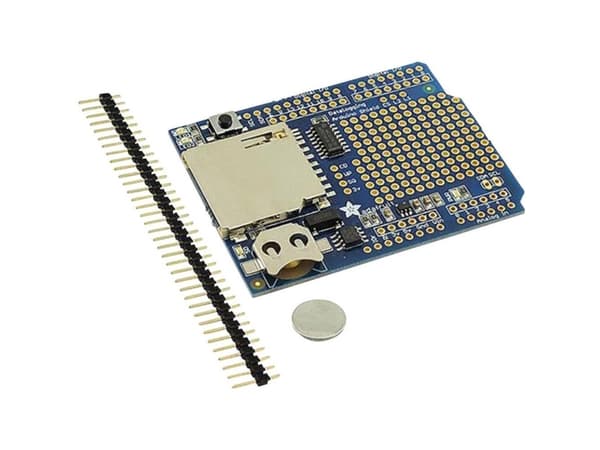 Adafruit 1141, Dataloggingsskjold, Arduino, 70 mm, 53 mm, 17 mm, 22 g