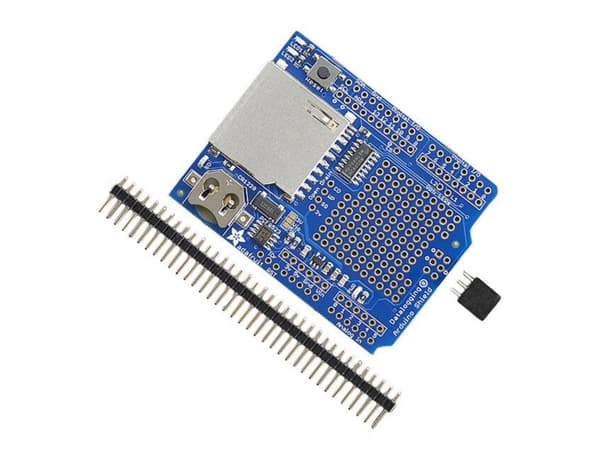 Adafruit 1141, Dataloggingsskjold, Arduino, 70 mm, 53 mm, 17 mm, 22 g