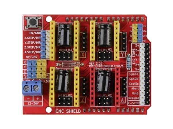 Joy-iT ARD-CNC-KIT1, avansert sett, Arduino, Arduino, Rød, 12 - 36 V, 53 mm