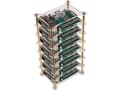 Miniatyrbild 2 av 2: Joy-iT RB-CASE+19, Ask, Raspberry Pi, Guld, Silver, Transparent, Akrylglas, 202 mm, 104 mm