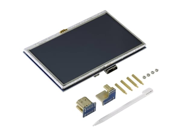 TRU COMPONENTS Touchscreen-monitor 12.7 cm (5 tommer) 800 x 480 Pixel Passer til: Raspberry Pi