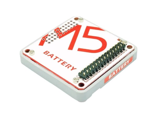 M5Stack M002, Batteriblokk, M5, M5Stack, Rød, Hvit
