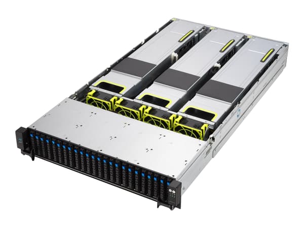 ASUS RS720A-E11-RS24U - Server - rackmonterbar - 2U - toveis - ingen CPU inntil - RAM 0 GB - SATA - hot-swap 2.5" brønn(er) - uten HDD - AST2600 - 10