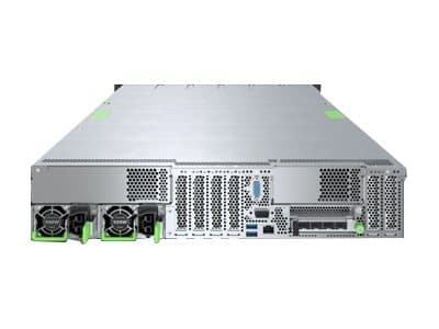 Fujitsu PRIMERGY RX2540 M6 - Server - rackmonterbar 2U - toveis - 1 x Xeon Gold 6334 / inntil 3.7 GHz - RAM 32 GB - SATA - hot-swap 2.5" brønn(er) - Sort, Rustfritt stål