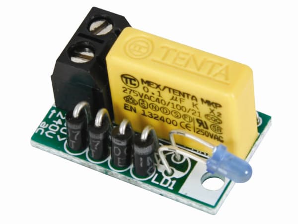Whadda WSL181, Skivemodul, Svart, Gult, Blå, 100-240 V, 28 mm, 18 mm