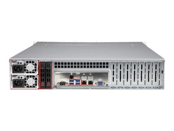 Supermicro Mainstream SuperServer 220P-C9R - Server - rackmonterbar - 2U - toveis - ingen CPU inntil - RAM 0 GB - SAS - hot-swap 2.5" brønn(er) - ute