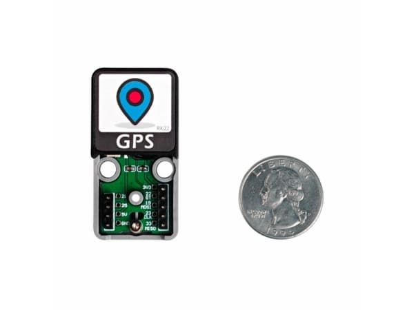 M5Stack K043, GPS modul, M5Atom, M5Stack, Sort, Grå, -40 - 85 °C, 24 mm, 24 mm