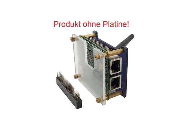 Radxa RockPi_Dev_Pack SBC-kabinet Sort