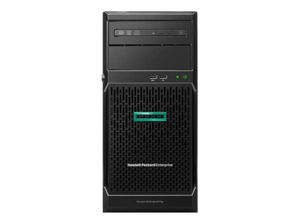 HPE ProLiant ML30 Gen10 Plus Entry - Server - tower 4U - 1-vägs - 1 x Xeon E-2314 / upp till 4.5 GHz - RAM 16 GB - SATA - ej hot-swap 3.5" vik/vikar