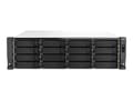 Miniatyrbild 1 av 5: QNAP TS-H2287XU-RP - NAS-server - 22 fack - kan monteras i rack - SATA 6Gb/s - RAID RAID 0, 1, 5, 6, 10, 50, JBOD, 60 - RAM 64 GB - 2.5 Gigabit Ether