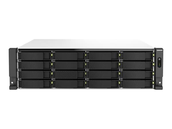 QNAP TS-H2287XU-RP - NAS-server - 22 fack - kan monteras i rack - SATA 6Gb/s - RAID RAID 0, 1, 5, 6, 10, 50, JBOD, 60 - RAM 64 GB - 2.5 Gigabit Ether Svart, Vit