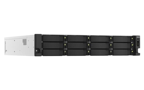 QNAP TS-H1887XU-RP, NAS, Teline ( 2U ), Intel Xeon E, E-2336, Musta, Valkoinen
