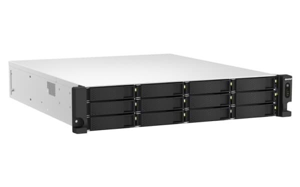 QNAP TS-H1887XU-RP, NAS, Teline ( 2U ), Intel Xeon E, E-2336, Musta, Valkoinen