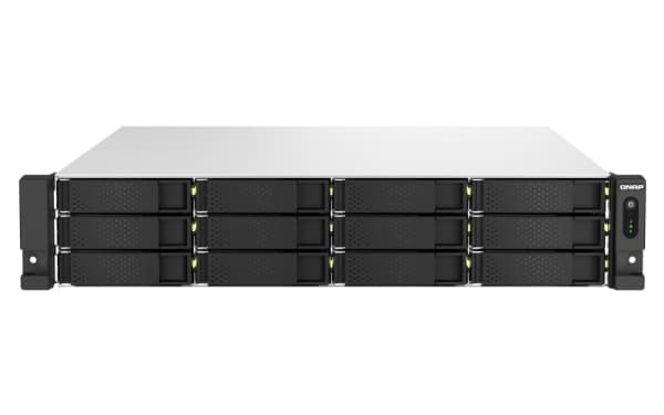 QNAP TS-H1887XU-RP, NAS, Teline ( 2U ), Intel Xeon E, E-2336, Musta, Valkoinen