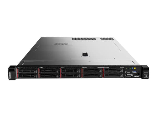 Lenovo ThinkSystem SR630 7X02 - Server - rackmonterbar 1U - toveis - 1 x Xeon Silver 4208 / inntil 3.2 GHz - RAM 32 GB - SAS - hot-swap 2.5" brønn(er