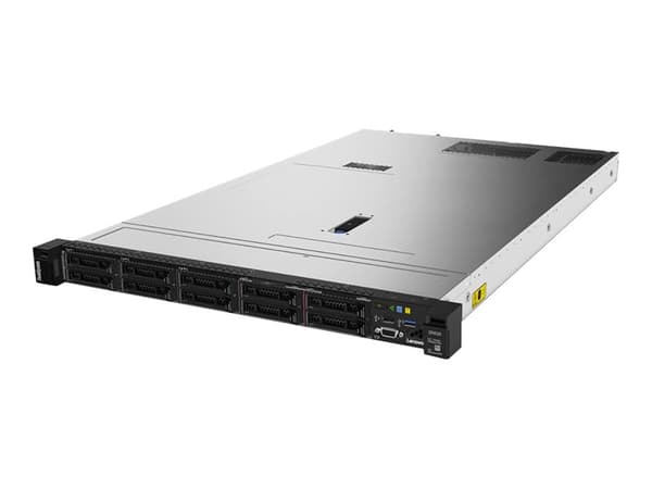 Lenovo ThinkSystem SR630 7X02 - Server - rackmonterbar 1U - toveis - 1 x Xeon Silver 4208 / inntil 3.2 GHz - RAM 32 GB - SAS - hot-swap 2.5" brønn(er