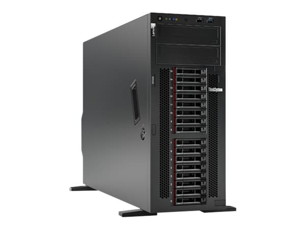 Lenovo ThinkSystem ST550 7X10 - Server - tower 4U - 2-vägs - 1 x Xeon Silver 4210R / upp till 3.2 GHz - RAM 32 GB - SAS - hot-swap 2.5" vik/vikar - i