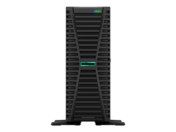 HPE ProLiant ML350 Gen11 Base - Server - tower 4U - 2-vägs - 1 x Xeon Silver 4410Y / upp till 3.9 GHz - RAM 32 GB - SATA/SAS/NVMe - hot-swap 2.5" vik