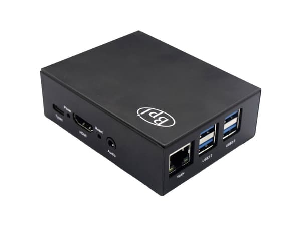 Banana PI M5 Fodral Aluminiumhölje Passar: Banana Pi Black