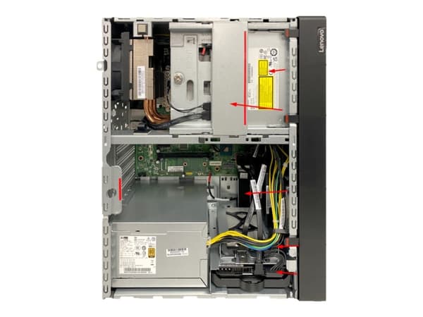Lenovo ThinkSystem ST50 V2 7D8J - Server - tower 5U - 1-veis - 1 x Xeon E-2324G / inntil 4.6 GHz - RAM 16 GB - HDD 2 x 1 TB - UHD Graphics P750 - Gig