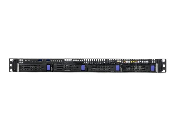 ASRock Rack 1U4LW-B650/2L2T - Server - rackmonterbar 1U - 1-veis - ingen CPU inntil - RAM 0 GB - SATA - hot-swap 3.5" brønn(er) - uten HDD - AST2600