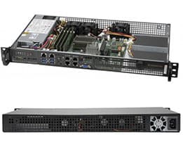 Supermicro 5019A-FN5T, DDR4-SDRAM, 200 W, Rack (1U) Sort
