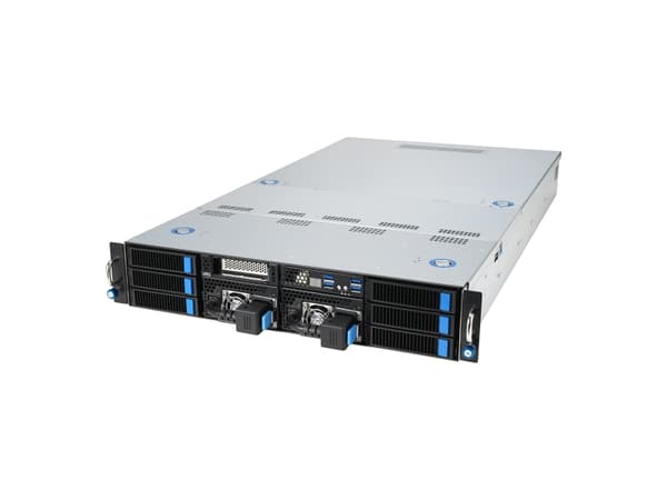 ASUS - Server - 1 inntil - monitor: ingen - svart Sort, Stål