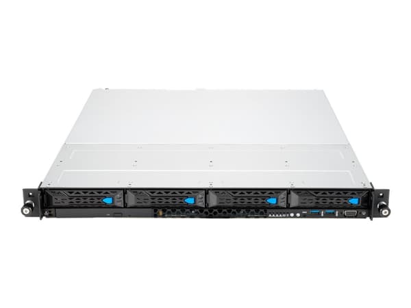 ASUS RS300-E11-RS4 - Server - rackmonterbar 1U - 1-veis - ingen CPU inntil - RAM 0 GB - SAS/PCI Express - hot-swap 3.5" brønn(er) - uten HDD - AST260 Sølv