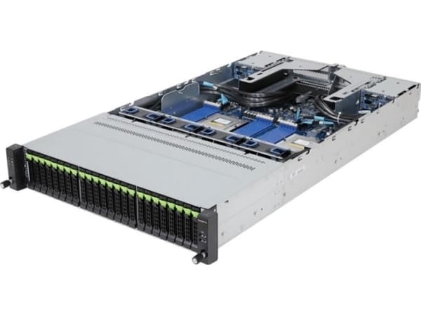 Gigabyte R283-Z96 (rev. AAE1) - Server - rackmonterbar 2U - toveis - ingen CPU inntil - RAM 0 GB - SATA/NVMe 2.5" brønn(er) - uten HDD - AST2600 - Gi