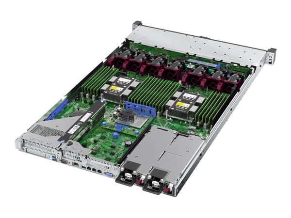 HPE ProLiant DL360 Gen10 - Server - rackmonterbar 1U - toveis - 1 x Xeon Silver 4214R / inntil 3.5 GHz - RAM 32 GB - SATA/SAS - hot-swap 2.5" brønn(e