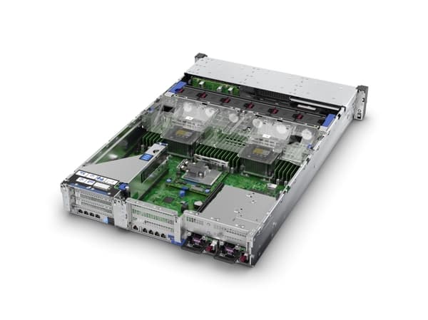 HPE ProLiant DL380 Gen10 - Server - rackmonterbar 2U - toveis - 1 x Xeon Silver 4210R / inntil 3.2 GHz - RAM 32 GB - SATA/SAS - hot-swap 2.5" brønn(e