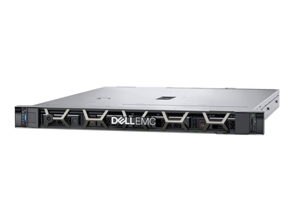 Dell PowerEdge R250 - Server - rackmonterbar 1U - 1-veis - 1 x Xeon E-2314 / inntil 4.5 GHz - RAM 8 GB - SATA - hot-swap 3.5" brønn(er) - HDD 2 TB - Sort