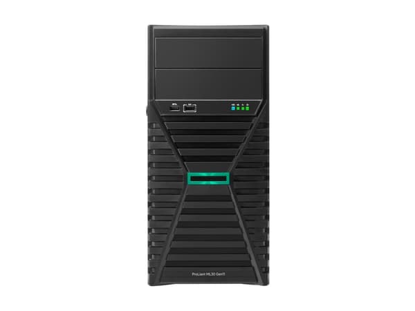 HPE ProLiant ML30 Gen11 Performance - Server - tower 4U - 1-veis - 1 x Xeon E-2434 / inntil 5 GHz - RAM 16 GB - SATA - hot-swap 2.5" brønn(er) - uten