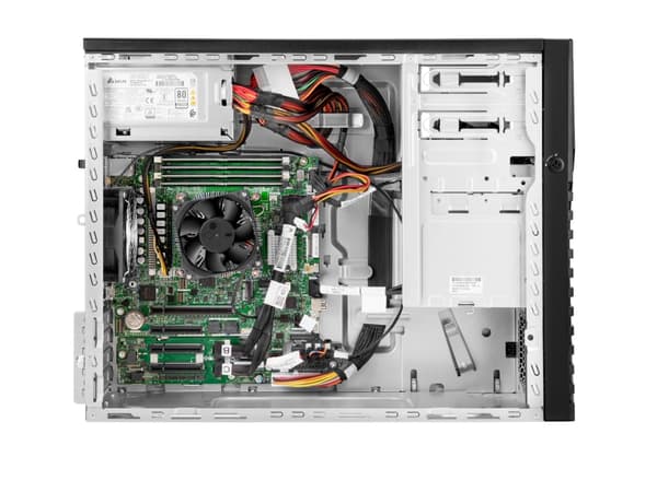 HPE ProLiant ML30 Gen11 Performance - Server - tower 4U - 1-veis - 1 x Xeon E-2434 / inntil 5 GHz - RAM 16 GB - SATA - hot-swap 2.5" brønn(er) - uten