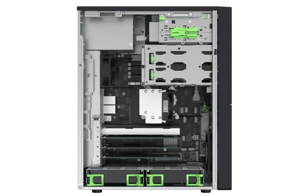 Fujitsu PRIMERGY TX1310 M5 - Server - tower 1-veis - 1 x Xeon E-2324G / inntil 4.6 GHz - RAM 16 GB - SATA - ikke-driftsutskiftbar 3.5" brønn(er) - SS