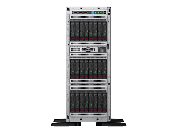 HPE ProLiant ML350 Gen10 Base - Server - tower 4U - toveis - 1 x Xeon Silver 4210R / inntil 3.2 GHz - RAM 16 GB - SATA/SAS - hot-swap 2.5" brønn(er)