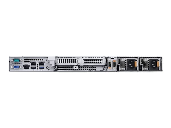 Dell PowerEdge R350 - Server - rackmonterbar 1U - 1-veis - 1 x Xeon E-2314 / inntil 4.5 GHz - RAM 16 GB - SAS - hot-swap 3.5" brønn(er) - SSD 480 GB
