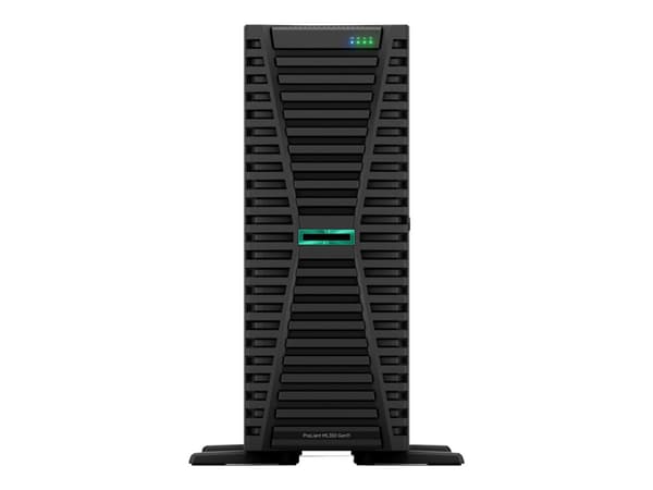 HPE ProLiant ML350 Gen11 - Server - tower 4U - 2-vägs - 1 x Xeon Silver 4510 / upp till 4.1 GHz - RAM 64 GB - SATA/SAS/NVMe - hot-swap 2.5" vik/vikar