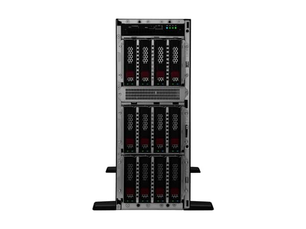 HPE ProLiant ML350 Gen11 - Server - tower 4U - 2-vägs - 1 x Xeon Silver 4510 / upp till 4.1 GHz - RAM 64 GB - SATA/SAS/NVMe - hot-swap 2.5" vik/vikar