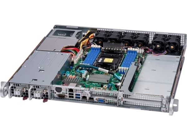 Supermicro IoT SuperServer 111E-FWTR - Palvelin - räkkiasennettava - 1U - yksisuuntainen - ilman CPU:ta enintään - RAM 0 GB - SATA 2.5" - ei kiintole