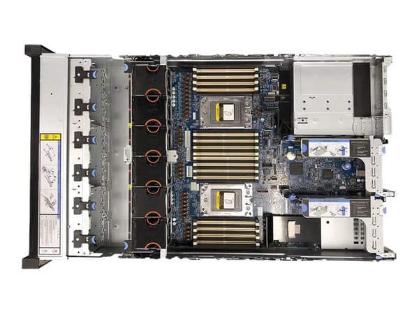 Lenovo ThinkSystem SR665 7D2V - Server - rackmonterbar 2U - toveis - 1 x EPYC 7303 / inntil 3.4 GHz - RAM 32 GB - SAS - hot-swap 2.5" brønn(er) - ute