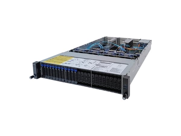 Gigabyte R282-Z97 (Rev. A00) - Server - kan monteras i rack - 2U - 1-vägs - ingen CPU upp till - RAM 0 GB - SATA/SAS/NVMe - hot-swap 2.5" vik/vikar -