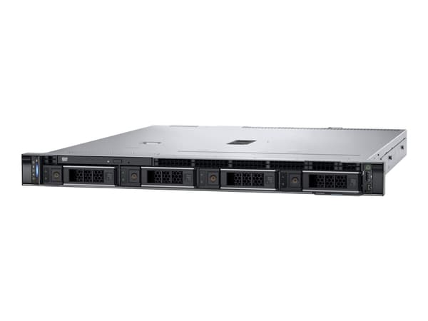 Dell PowerEdge R250 - Server - rackmonterbar 1U - 1-veis - 1 x Xeon E-2314 / inntil 4.5 GHz - RAM 16 GB - SATA/SAS - hot-swap 3.5" brønn(er) - SSD 48