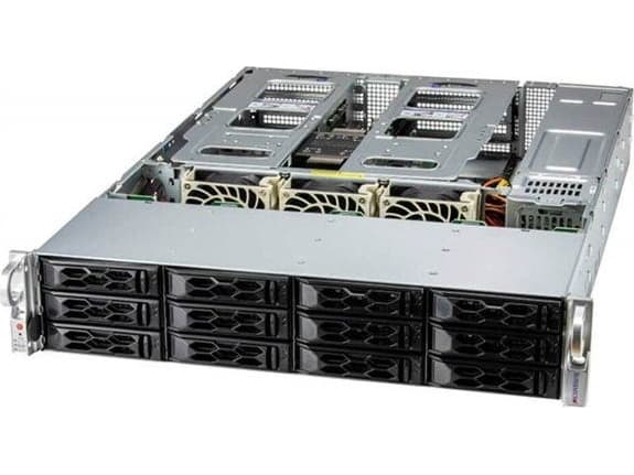Supermicro 2U 6526Y 16C/32T 2x32GB 960GB M.2 12x3,5" 2x1200W