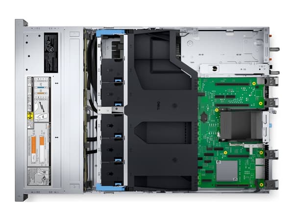 Dell PowerEdge R550 - Server - rackmonterbar 2U - toveis - 1 x Xeon Silver 4314 / inntil 3.4 GHz - RAM 16 GB - SAS - hot-swap 3.5" brønn(er) - SSD 48